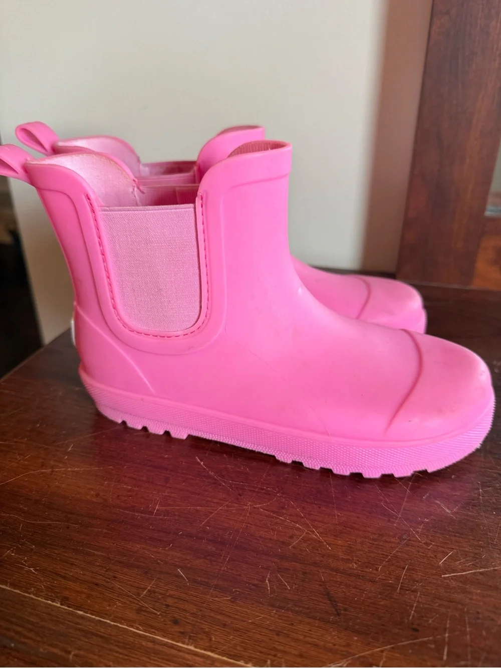 BearPaw Kids Pink Chelsea Rain Boots